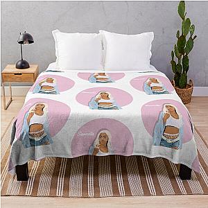 Saweetie Purple Throw Blanket