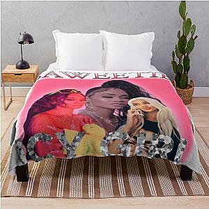 Saweetie Bootleg Graphic Throw Blanket