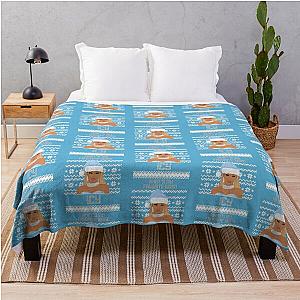 Icy Girl Christmas Holiday Season Throw Blanket Featuring Saweetie Fan Art
