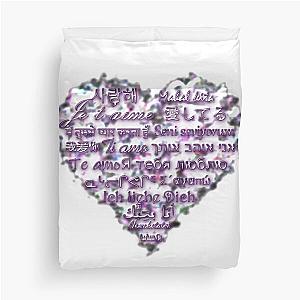 I Love You Duvet Cover