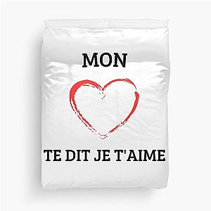 My heart says I love you Duvet Cover