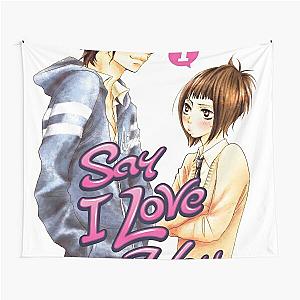 say i love you anime Tapestry