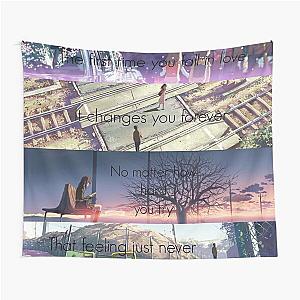 5 Centimeters Per Second I Love You Tapestry