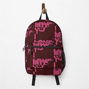 I love you text arts of calligraphy creativity and lettering Backpack