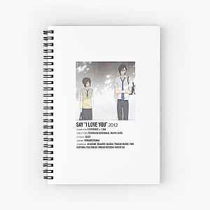 "Say I love you" - Alternative Poster Spiral Notebook