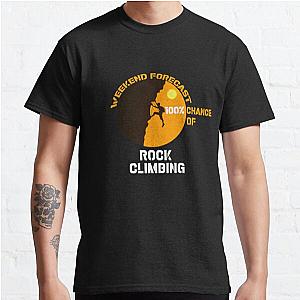 rock climbing with funny quote shirt-climbing lovers Classic T-Shirt RB0701