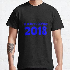 A Baby Is Coming 2018 Blue Classic T-Shirt RB0701