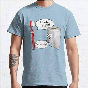 Funny Sayings - I hate my job Classic T-Shirt RB0801