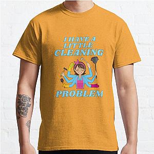 Little Cleaning Problem Busy Mom Housework Fun Classic T-Shirt RB0701