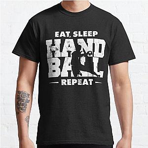 EAT, SLEEP, HANDBALL, REPEAT VINTAGE, BY SUBGIRL Classic T-Shirt RB0701