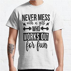 Workout Shirts With Sayings Classic T-Shirt RB0701