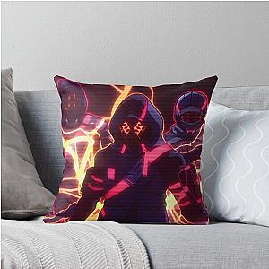 Scarlet Nexus Fan Art Throw Pillow