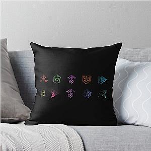 Scarlet Nexus Team Symbols Throw Pillow
