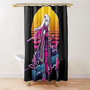 Kasane - Scarlet Nexus 80s retro Shower Curtain