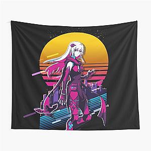 Kasane - Scarlet Nexus 80s Tapestry