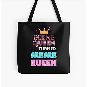 Scene Queen Turned Meme Queen All Over Print Tote Bag