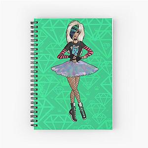 Scene Queen Ballerina Girl Spiral Notebook