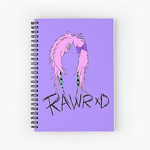 Pink Scene Queen hair Spiral Notebook