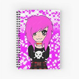 EMO SCENE QUEEN RAWR Spiral Notebook