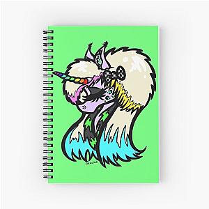 Scene Queen Unicorn Spiral Notebook