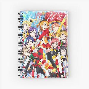 Love Live School Idol Movie Poster Spiral Notebook