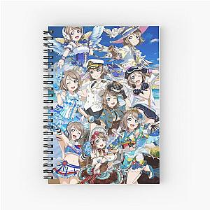 You Watanabe collage; Love Live Spiral Notebook