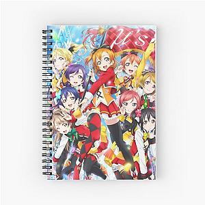 Love Live School Idol Movie Poster Poster Spiral Notebook