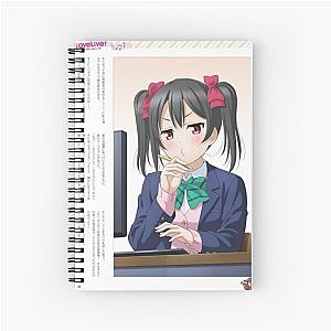 nico yazawa love live magazine scan Spiral Notebook