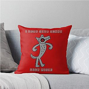 I wear your scorn with pride (wolf) Throw Pillow -> I Wear Scorn With Pride Throw Pillow