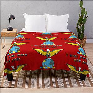 I Wear Your Scorn with Pride Throw Blanket