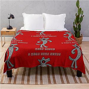 I wear your scorn with pride Throw Blanket
