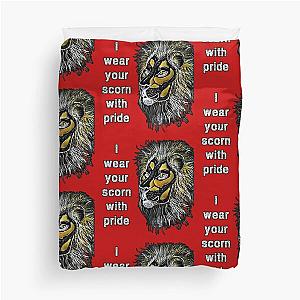 Wear your scorn with pride Lion Duvet Cover