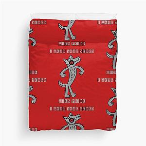 I wear your scorn with pride Wolf Duvet Cover