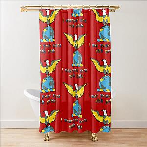 I wear your scorn with pride Shower Curtain
