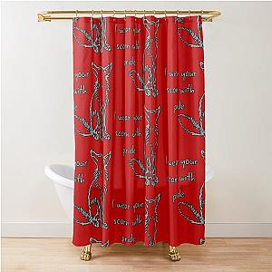 I wear Your Scorn with Pride Shower Curtain