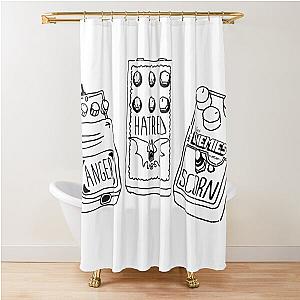 Rock Metal Music Shower Curtain