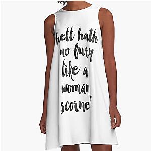 Hell Has No Fury Like a Woman Scorned A Line Dress