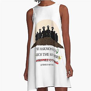 Septimius Severus Roman emperor quote enrich soldiers scorn others A-Line Dress