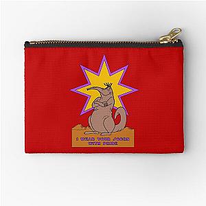 I wear with pride your scorn (anteater) Zipper Pouch