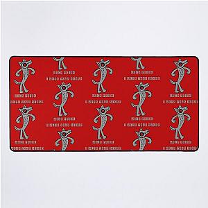 I Wear Your Scorn with Pride (Wolf) Desk Mat