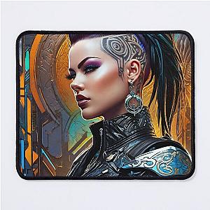 Taysha Scorn Cyber City Character concept Mouse Pad