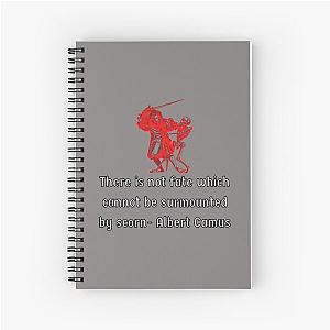 Scorn Fate Spiral Notebook