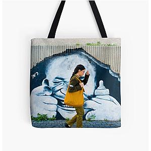 When the walls seem to scorn you Over Print Tote Bag