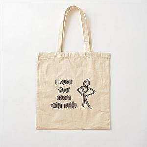 I wear your scorn with pride Cotton Tote Bag