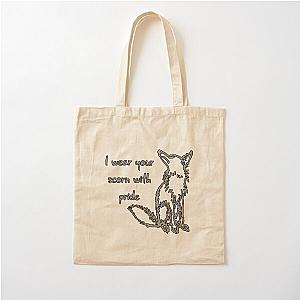 I wear your scorn with pride Cotton Tote Bag