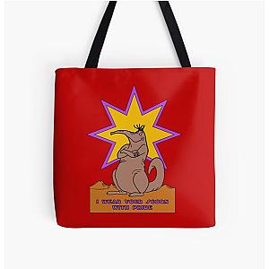 I wear Your Scorn with Pride All Over Print Tote Bag