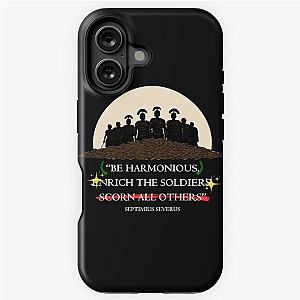 Septimius Severus Roman Emperor Quote Be Harmonious Enrich The Soldiers Scorn All Others White iPhone Case