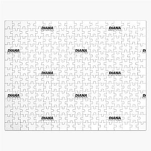 Diana Scorn Of The Moon Black Text Jigsaw Puzzle