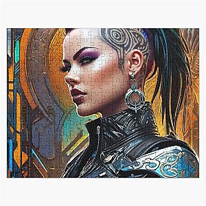 Taysha Scorn - Cyber City Character concept Puzzle