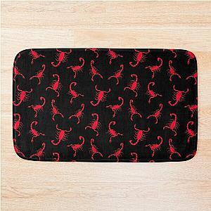 Simple Scorpions on Black Bath Mat